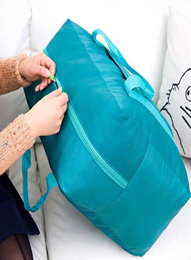 PAXLAMB Travel Luggage Duffle Tote Bag Lightweight Waterproof Foldable Storage Carry Bag (Blue) - Image 5